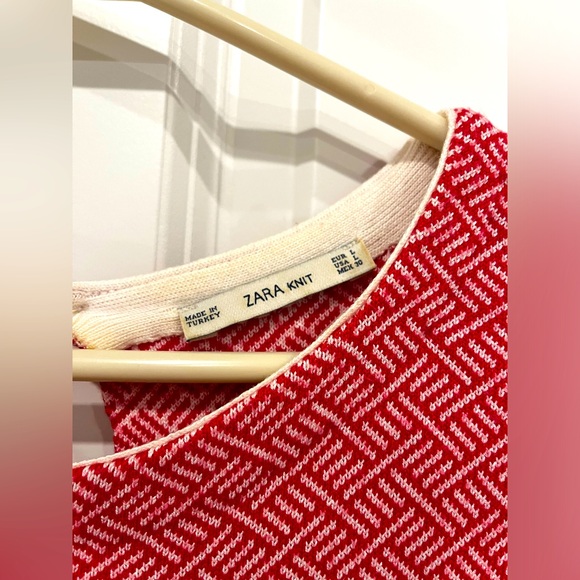 Zara Knit Midi Dress Size L - Picture 5 of 5